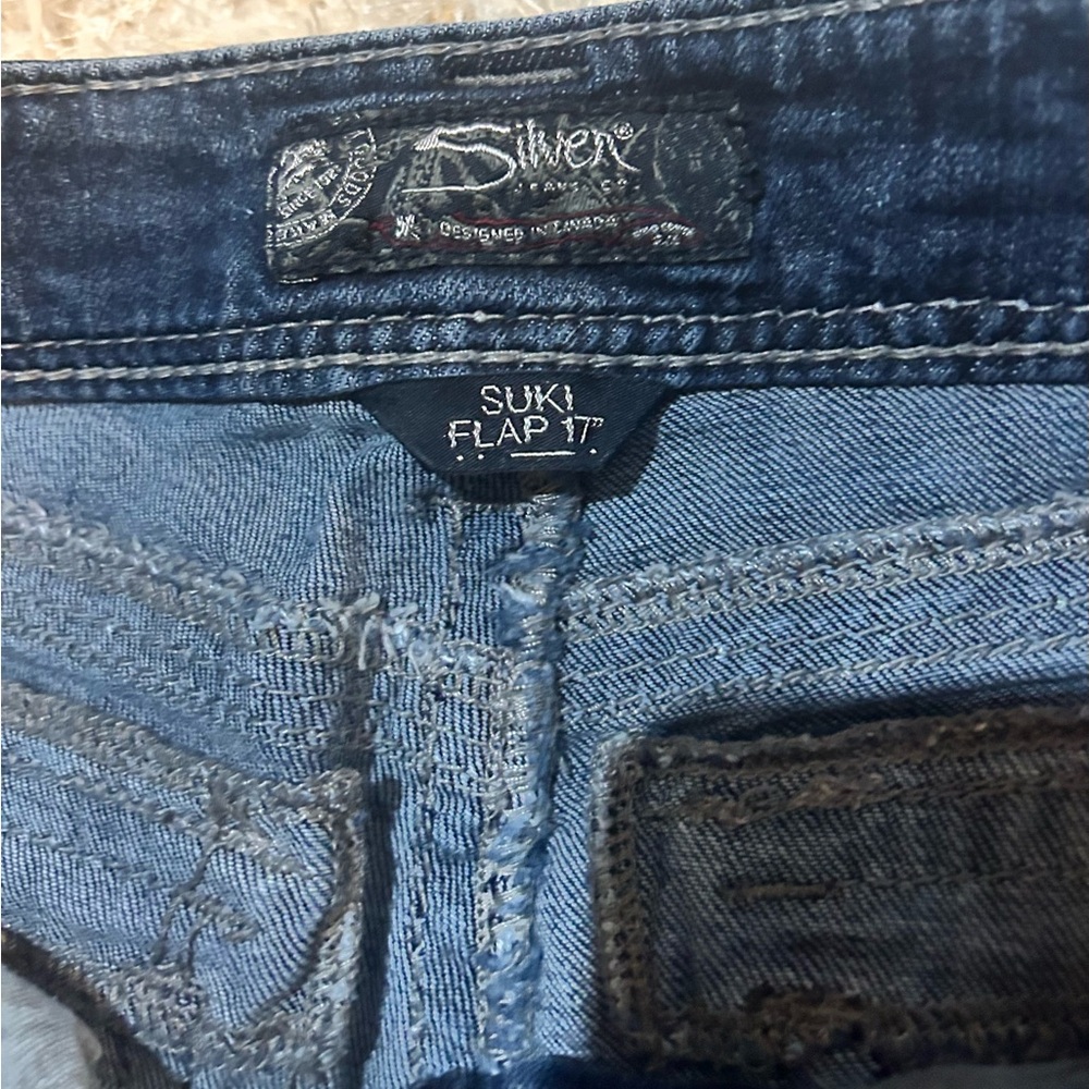 Silver Jeans Dark Blue Straight Leg Women's Jeans - Picture 5 of 9